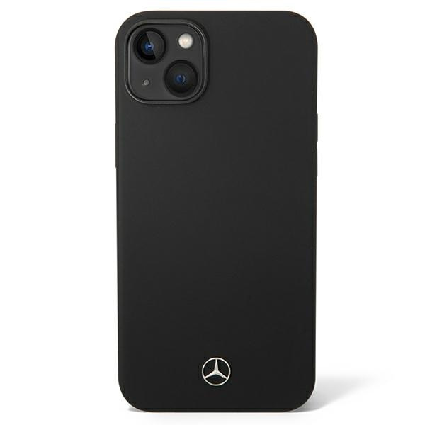 Etui Mercedes Silicone Line na iPhone 14 - czarne