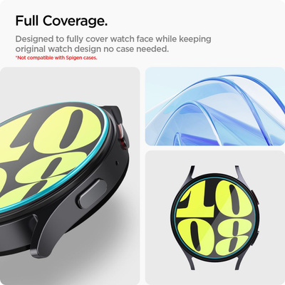Spigen Glas.tR EZ Fit tempered glass for Samsung Galaxy Watch 7 (44 mm) - 2 pcs.