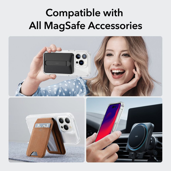 ESR Classic Hybrid Halolock Case with MagSafe for iPhone 14 Pro - Clear
