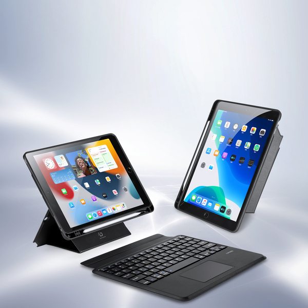 Etui z klawiaturą Bluetooth Dux Ducis DK Series do Apple iPad 7/8/9 10.2''/iPad Air 3/iPad Pro 10.5'' (2017) - czarne
