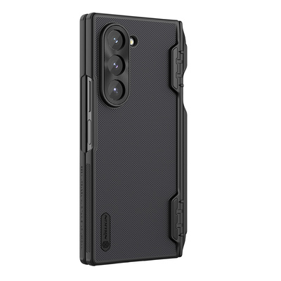 Nillkin Super Frosted Shield Fold Case für Samsung Galaxy Z Fold 6 5G mit Stylus-Halter – Schwarz