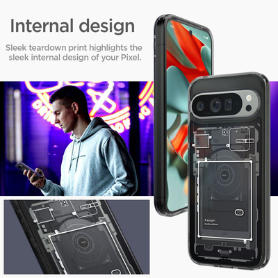 Spigen Ultra Hybrid-Hülle für Google Pixel 9 Pro XL – Grau