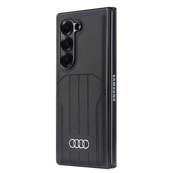 Audi Kunstleder MagSafe Case für Samsung Galaxy Z Fold 6 - Schwarz