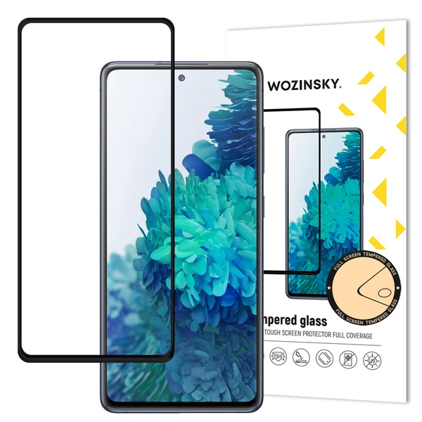 Wozinsky Super Tough Full Glue Tempered Glass Full Screen With Frame Case Friendly Samsung Galaxy A52s 5G / A52 5G / A52 4G Schwarz