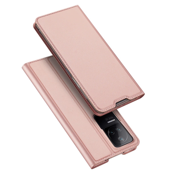 Dux Ducis Skin Pro Holster Cover Flip Cover für Xiaomi Poco F4 5G rosa