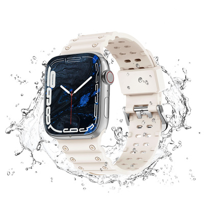 Armband Triple Protection für Apple Watch 38 / 40 / 41 mm Armband - beige