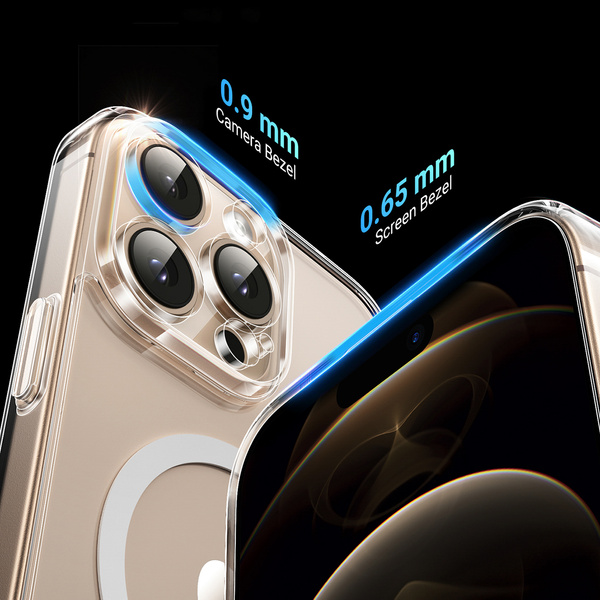 Ugreen Classy Clear Magnetic Case for iPhone 16 Pro Max - Transparent