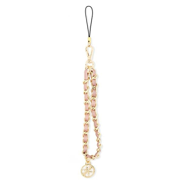 Zawieszka Guess Chain Metal 4G Charm - różowa