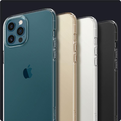 Etui Spigen Liquid Crystal na iPhone 12 / iPhone 12 Pro - przezroczyste