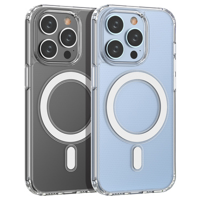 MagSafe Magnetic Case for iPhone 15 Pro Max Clear Magnetic Case - transparent