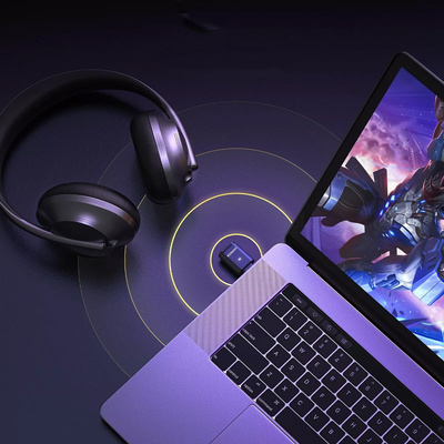 Ugreen BT501 USB-C Bluetooth 5.3 Audioadapter mit aptX Transmitter - Schwarz