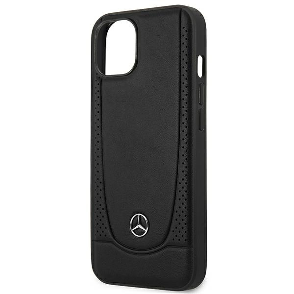Mercedes MEHCP14MARMBK iPhone 14 Plus 6,7 &quot;schwarz / schwarze Hardcase Leder Urban