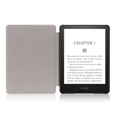 Tech-Protect SmartCase Hülle für Kindle Paperwhite V / 5 / Signature Edition – blau mit Sakura-Blumen