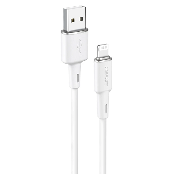Câble USB Acefast MFI - Lightning 1.2m, 2.4A blanc (C2-02 blanc)