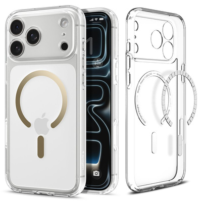 Spigen Ultra Hybrid MagSafe Case for iPhone 17 Pro Max - Transparent Gold