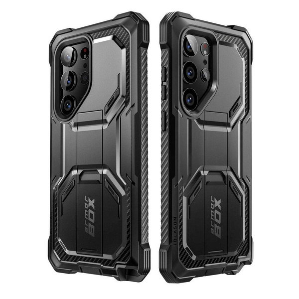 IBLSN ArmorBox Supcase Hülle für Samsung Galaxy S23 Ultra – Schwarz