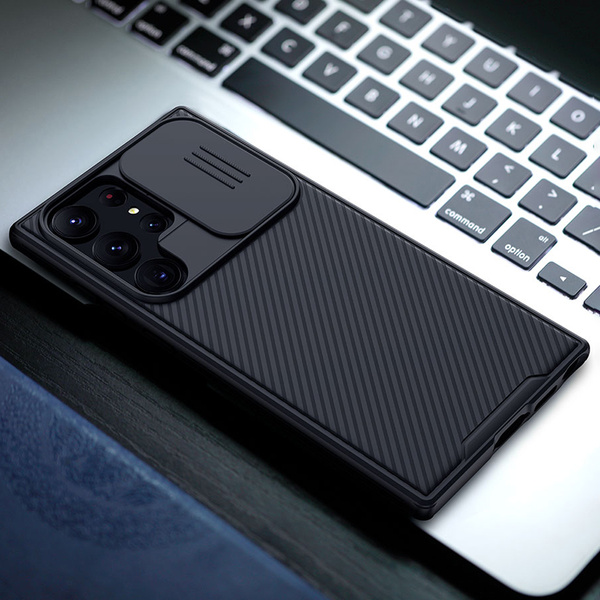 Nillkin CamShield Pro Case for Samsung Galaxy S23 Ultra cover with camera cover black