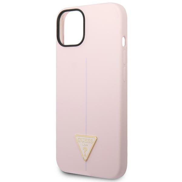 Guess GUHCP14MSLTGU iPhone 14 Plus 6.7 &quot;purple / purple hardcase Silicone Triangle