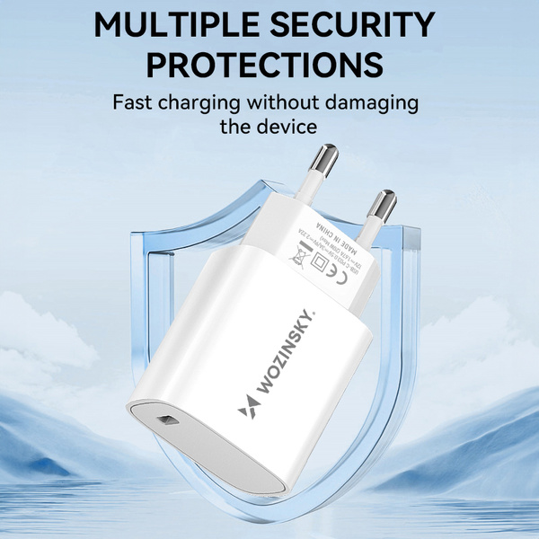 Ładowarka sieciowa Wozinsky WGWCCW 20W USB-C - biała