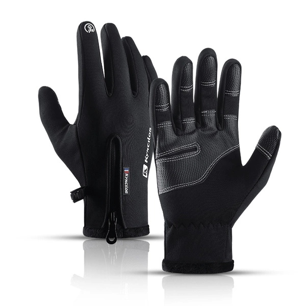 [RETURNED ITEM] Winter phone sports gloves (size M) - black