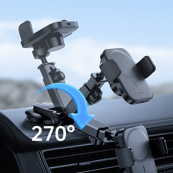 Joyroom Auto-Magnethalterung Qi-Induktionskabelloses Ladegerät 15 W (MagSafe-kompatibel für iPhone) für Armaturenbrett (JR-ZS295)