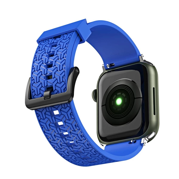 Watch Strap Y pasek do Apple Watch 7 / 6 / 5 / 4 / 3 / 2 / SE (41 / 40 / 38mm) opaska bransoleta do zegarka niebieski