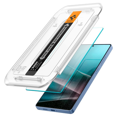 Spigen Glas.tR EZ FIT Panzerglas 2er-Pack für Samsung Galaxy S25 Ultra – transparent