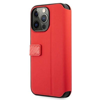 Ferrari FESAXFLBKP13LRE iPhone 13 Pro / 13 6.1&quot; red/red book On Track Carbon Stripe