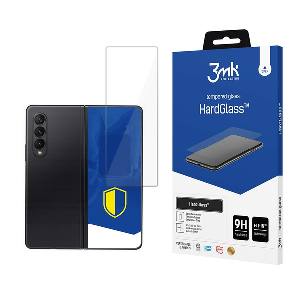 Szkło 9H 3mk HardGlass™ na Samsung Galaxy Z Fold 3 5G (front)