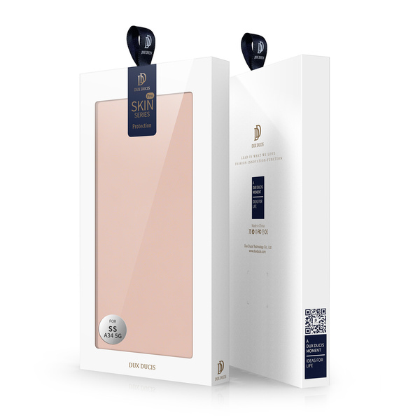 Dux Ducis Skin Pro Hülle für Samsung Galaxy A34 5G Flip Card Wallet Stand Pink