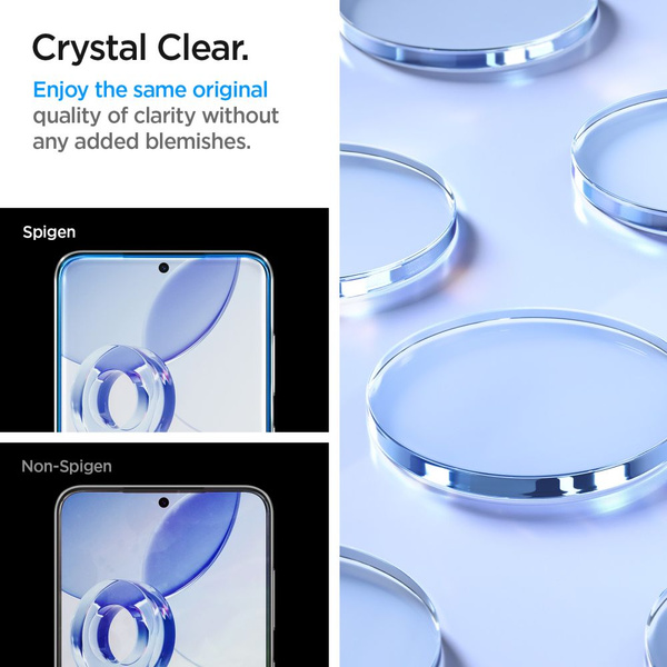 Spigen Glas.tR EZ Fit gehärtetes Glas für Samsung Galaxy S24 - 2 Stk.