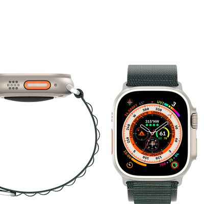 Sportowy pasek ze sprzączką do Apple Watch 9 / 8 / 7 / 6 / SE / 5 / 4 / 3 / 2 / 1 (41, 40, 38 mm) Dux Ducis Strap GS Version - zielony