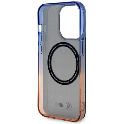 Case BMW BMHMP14LHTGE iPhone 14 Pro 6.1&quot; grey/grey hardcase Gradient Bumper MagSafe