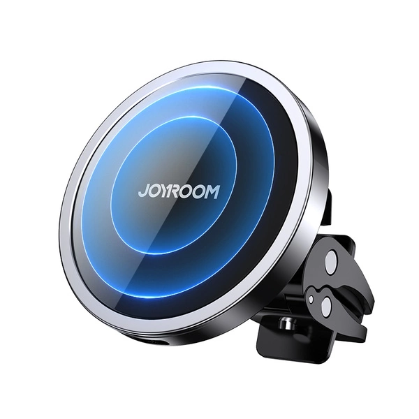 Joyroom Car Magnetic Holder Qi Wireless Inductive Charger 15W (MagSafe Compatible for iPhone) Black (JR-ZS240)