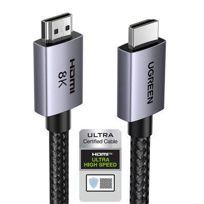 Ugreen HD171 25908 cable with HDMI 2.1 8K connectors certified 1 m - gray