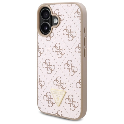 Guess New 4G Triangle Case for iPhone 16 Plus - White
