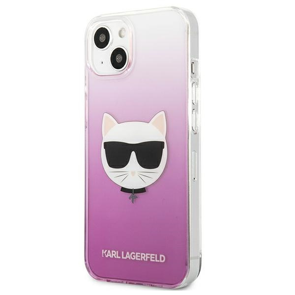 Karl Lagerfeld KLHCP13SCTRP iPhone 13 mini 5.4&quot; hardcase pink/pink Choupette Head