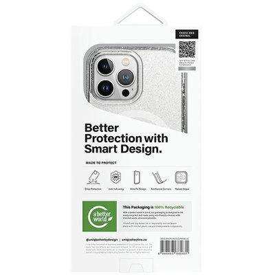 Etui UNIQ LifePro Xtreme Magclick Charging do iPhone 15 Pro Max - przezroczysto-srebrne