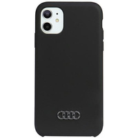 Etui Audi Silicone Case na iPhone 11 / Xr - czarne AU-LSRIP11-Q3/D1-BK