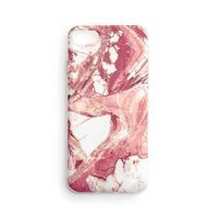 Wozinsky Marble żelowe etui pokrowiec marmur Xiaomi Redmi 8A różowy