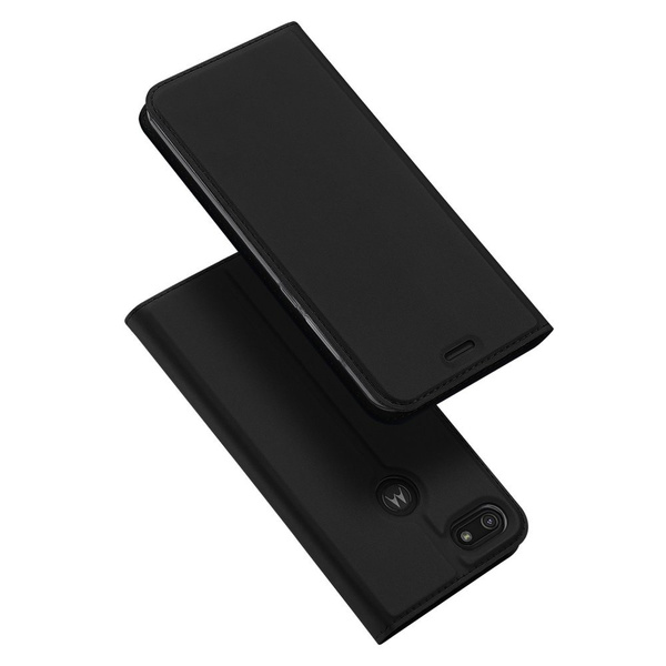 DUX DUCIS Skin Pro kabura etui pokrowiec z klapką Motorola Moto E6 Play czarny