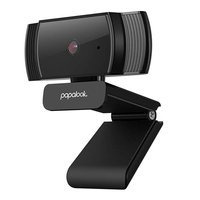 Papalook Full HD 1080p webcam with microphone for laptop monitor computer black (AF925)